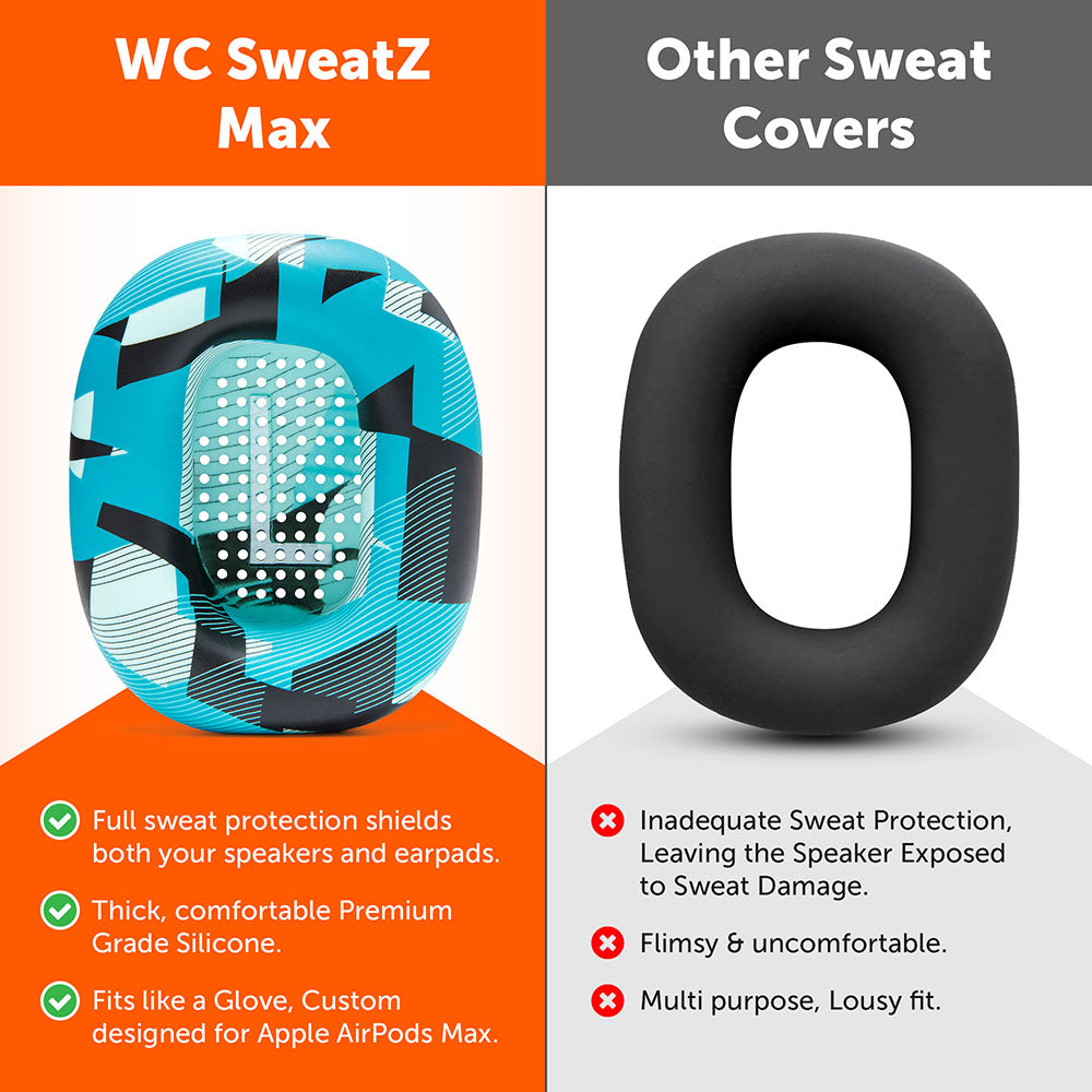 Wicked Cushions Apple Airpods Max 1 Earpad Sweat Covers - WC SweatZ Max