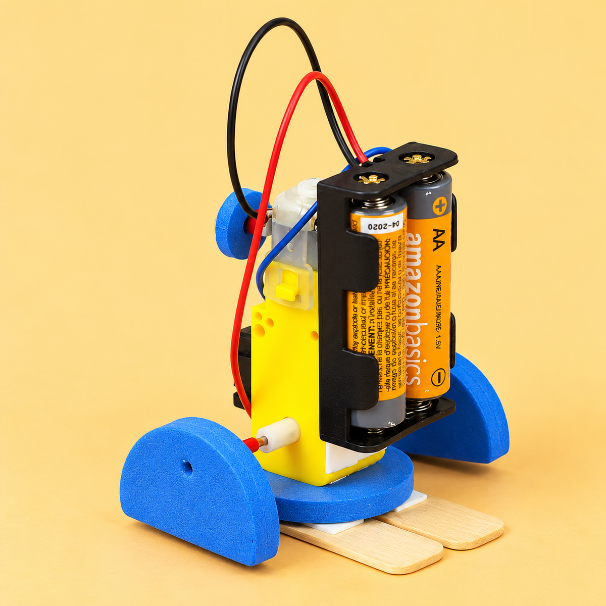 Kitsville ST027: Rear view showing battery holder