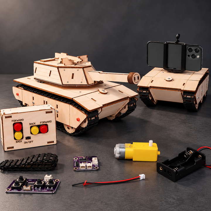 Kitsville RC TankCam kit — tank and smartphone-platform configurations with components