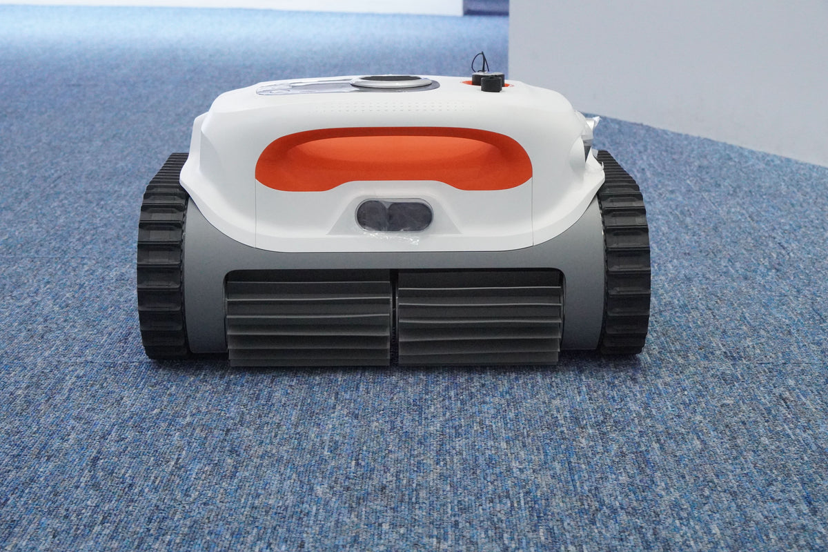 Sublue BN Pro robotic pool cleaner front view showing the brush roller