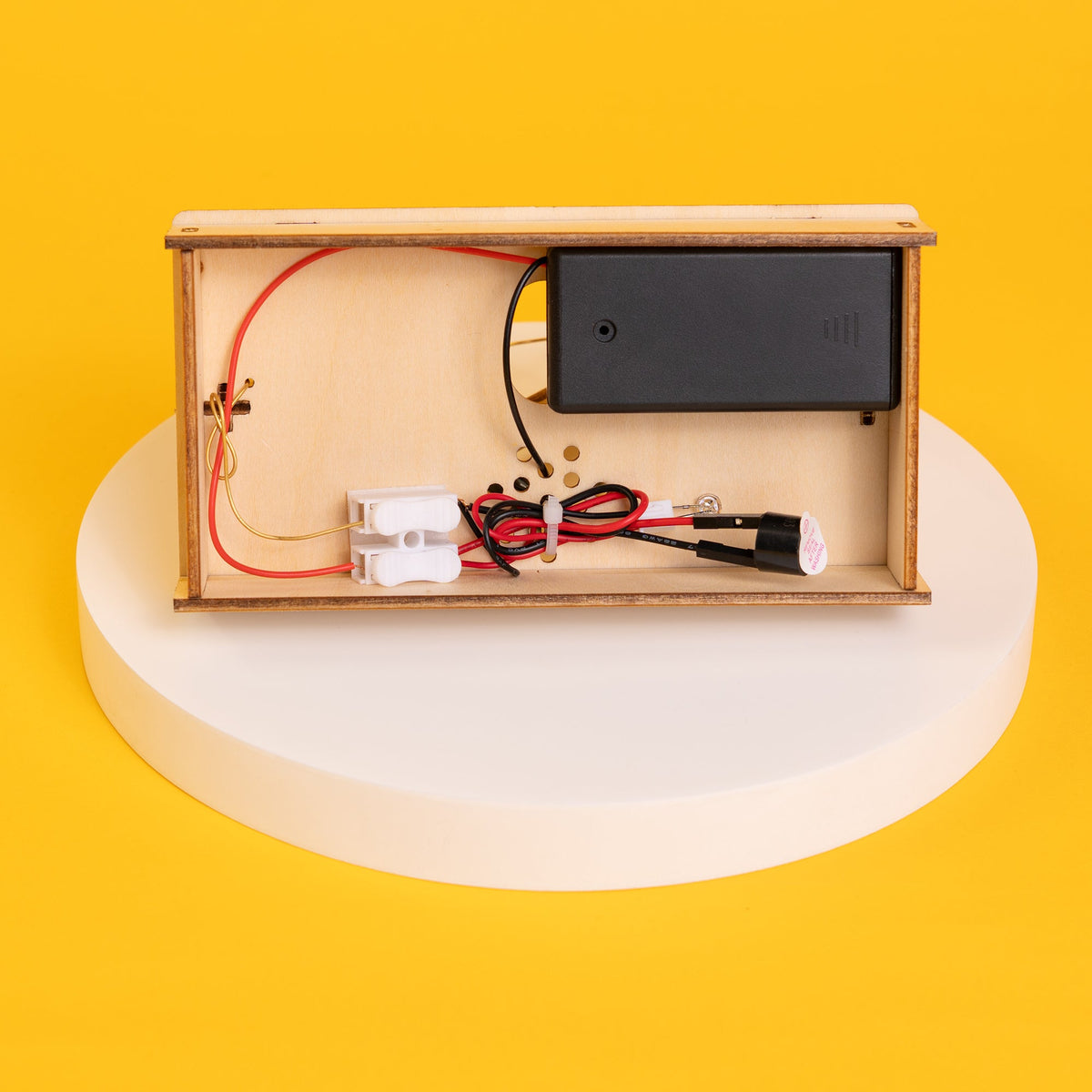 Kitsville Electronic Buzz Wire Game Kit — underside circuit