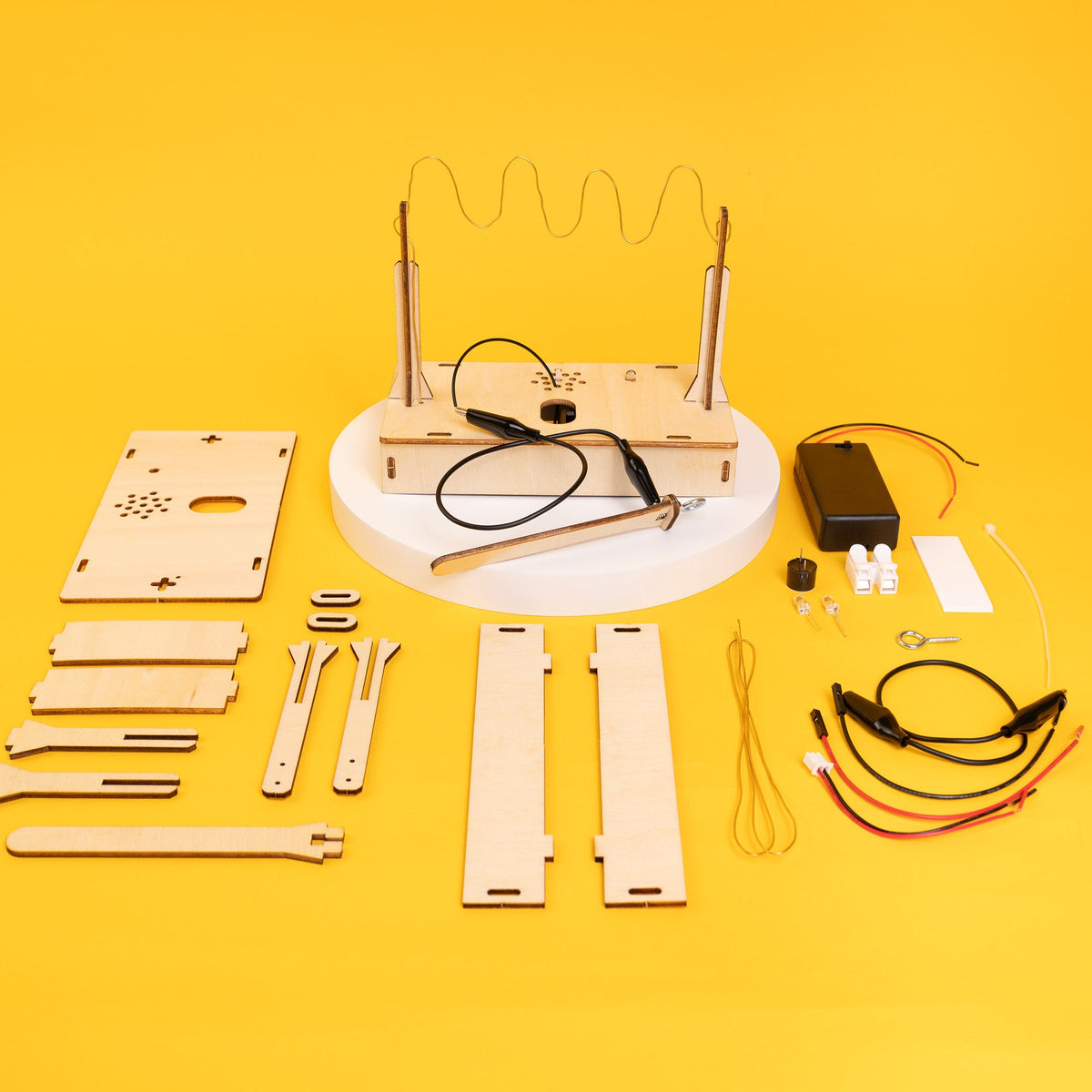 Kitsville Electronic Buzz Wire Game Kit — kit components