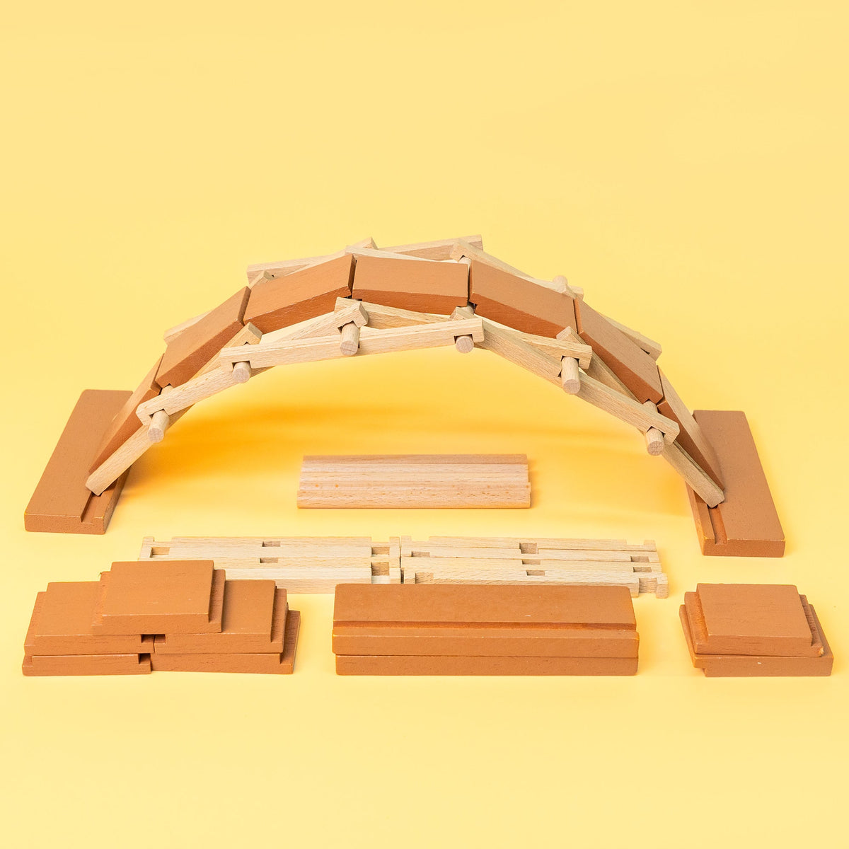 Kitsville Leonardo da Vinci Bridge Engineering Kit — bridge components