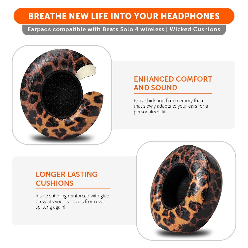 Wicked Cushions Beats Solo 4 Earpads - WC PadZ Solo 4