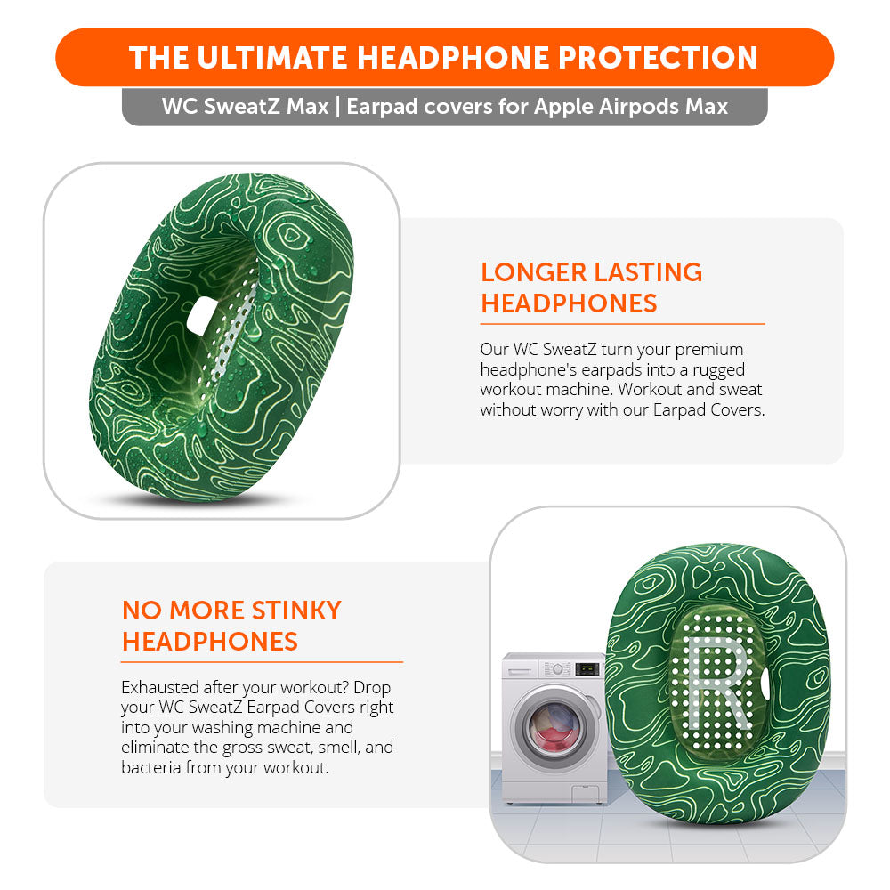 Wicked Cushions Apple Airpods Max 1 Earpad Sweat Covers - WC SweatZ Max