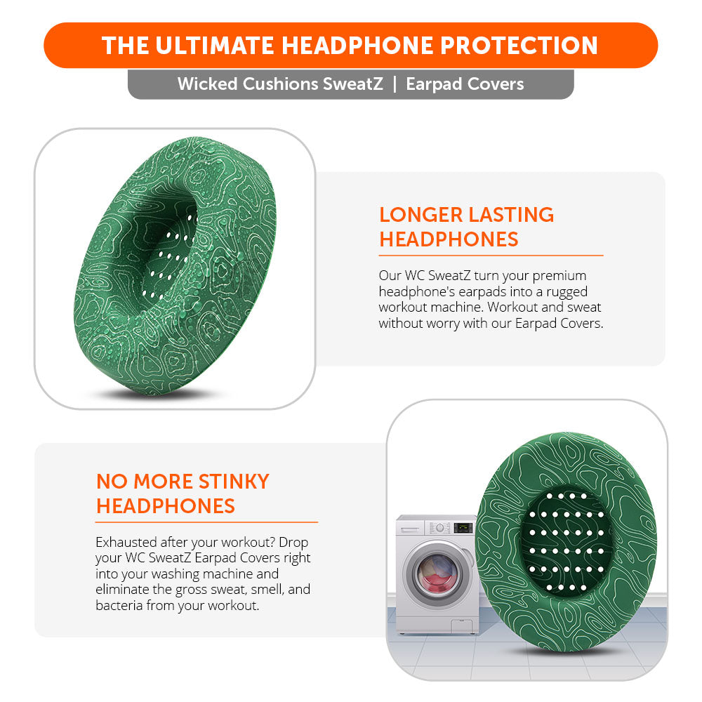Wicked Cushions Beats Studio 2 & 3 Earpad Sweat Covers - WC SweatZ Studio