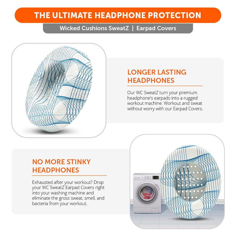 Wicked Cushions Beats Studio 2 & 3 Earpad Sweat Covers - WC SweatZ Studio