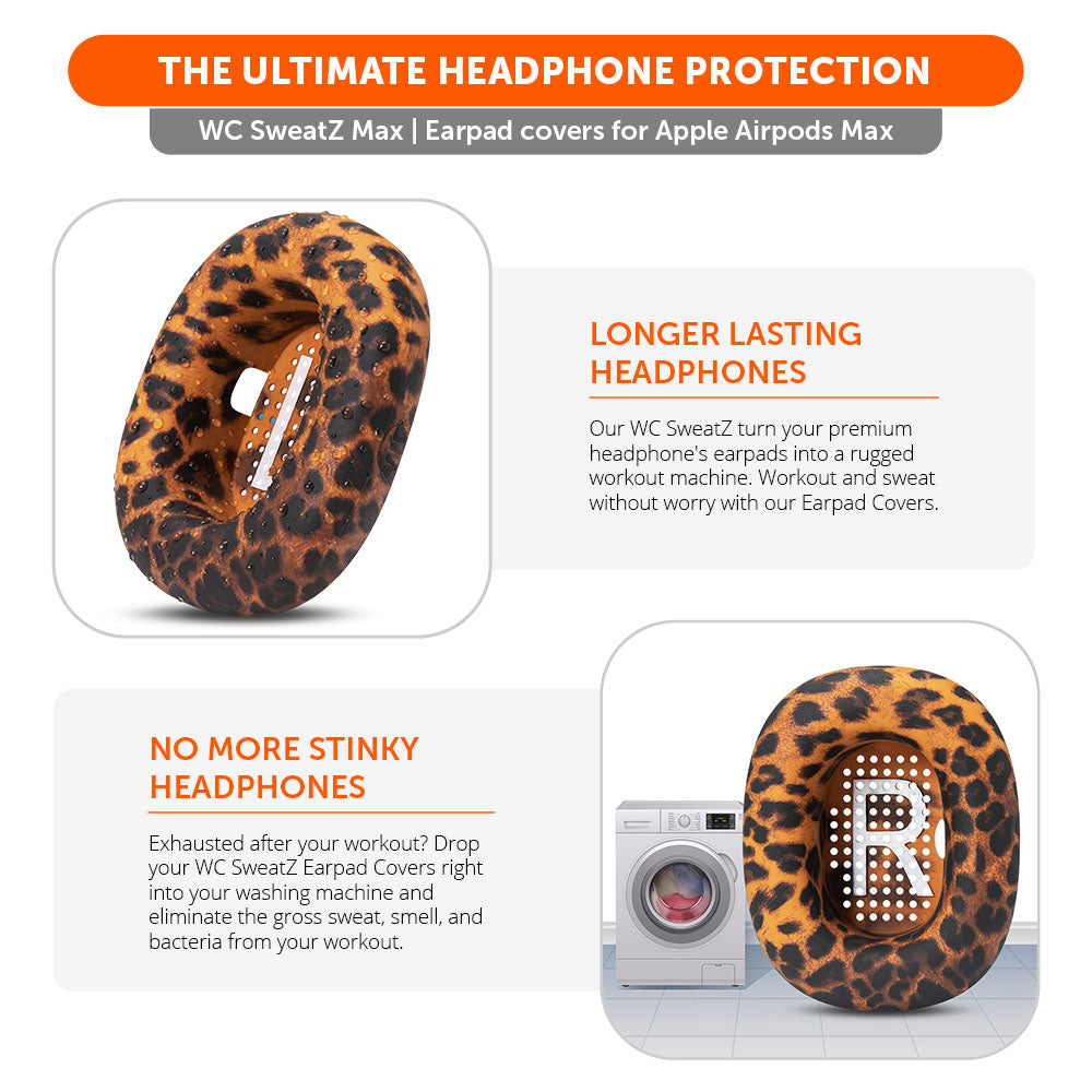 Wicked Cushions Apple Airpods Max 1 Earpad Sweat Covers - WC SweatZ Max