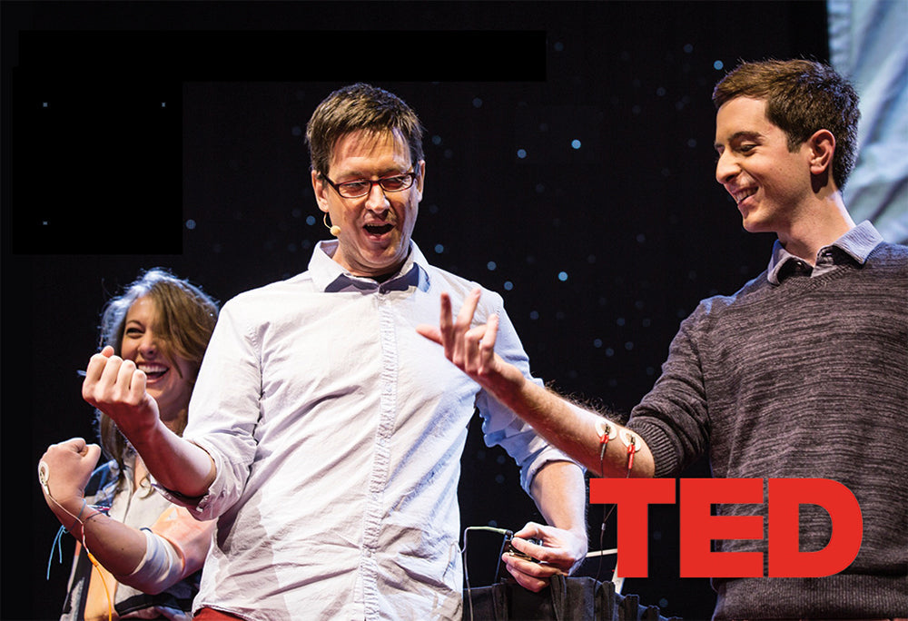Human-Human Interface demonstration on a TED stage