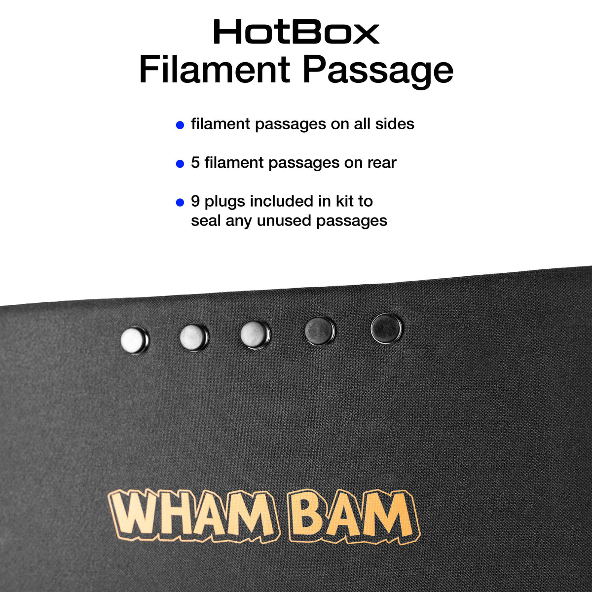 HotBox filament passage holes
