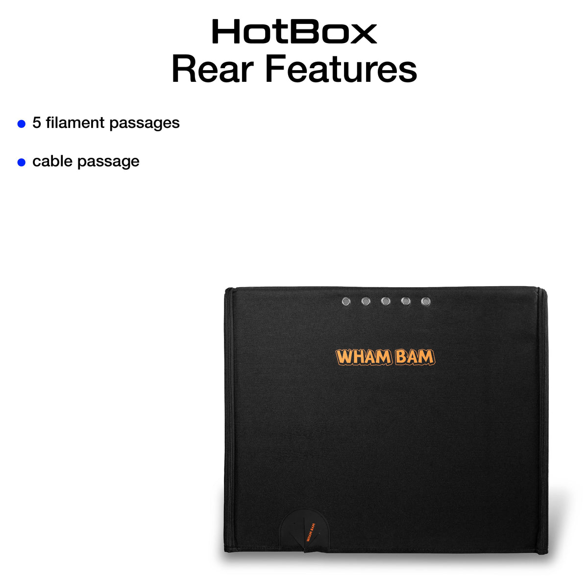 HotBox rear-panel features