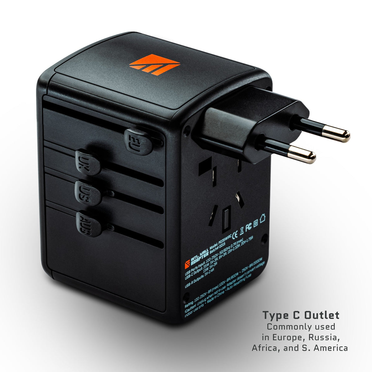 Dark Energy 35W International Travel Adapter