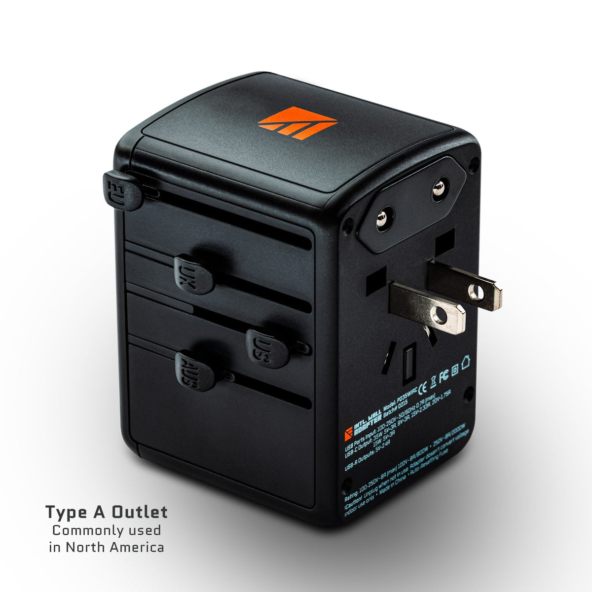 Dark Energy 35W International Travel Adapter