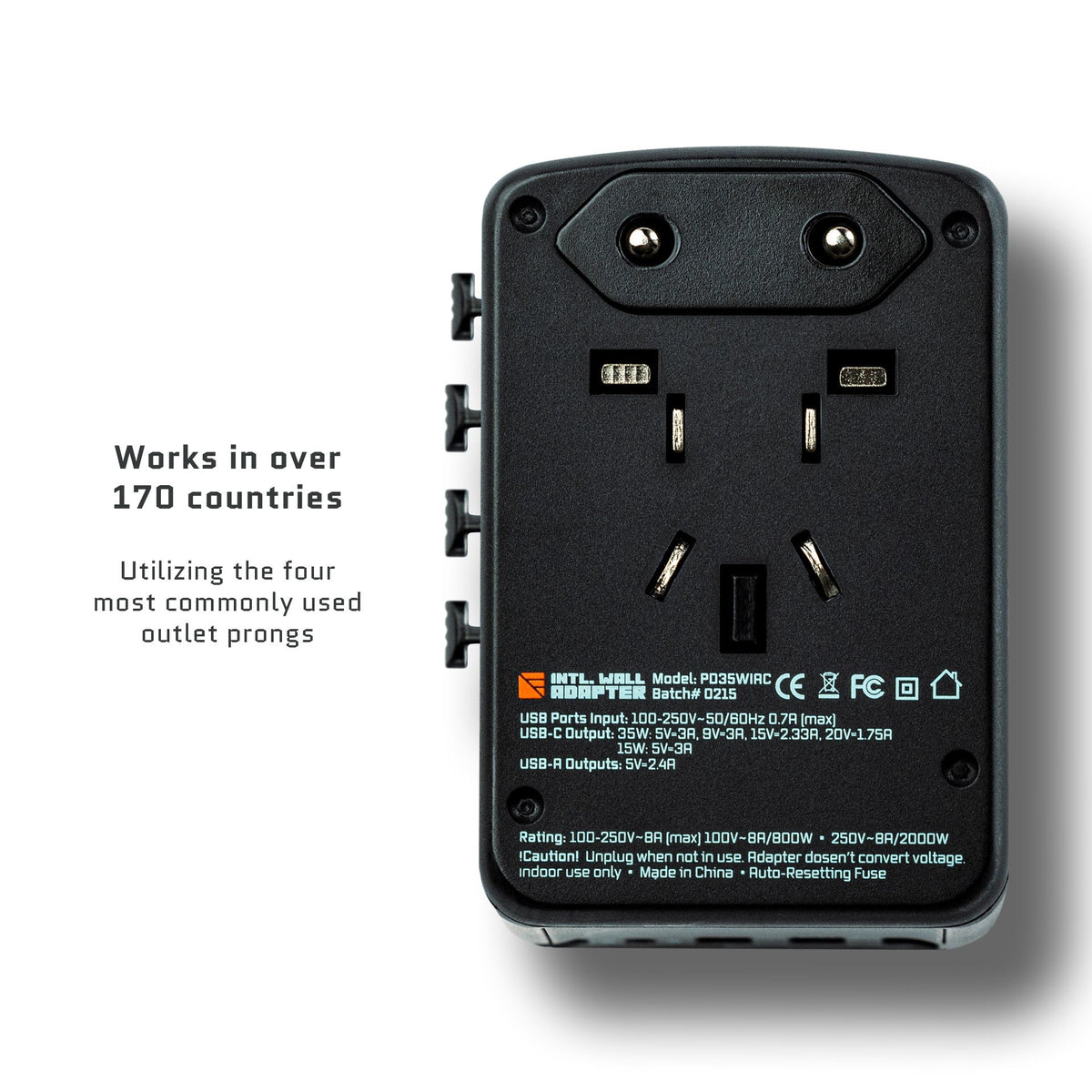 Dark Energy 35W International Travel Adapter