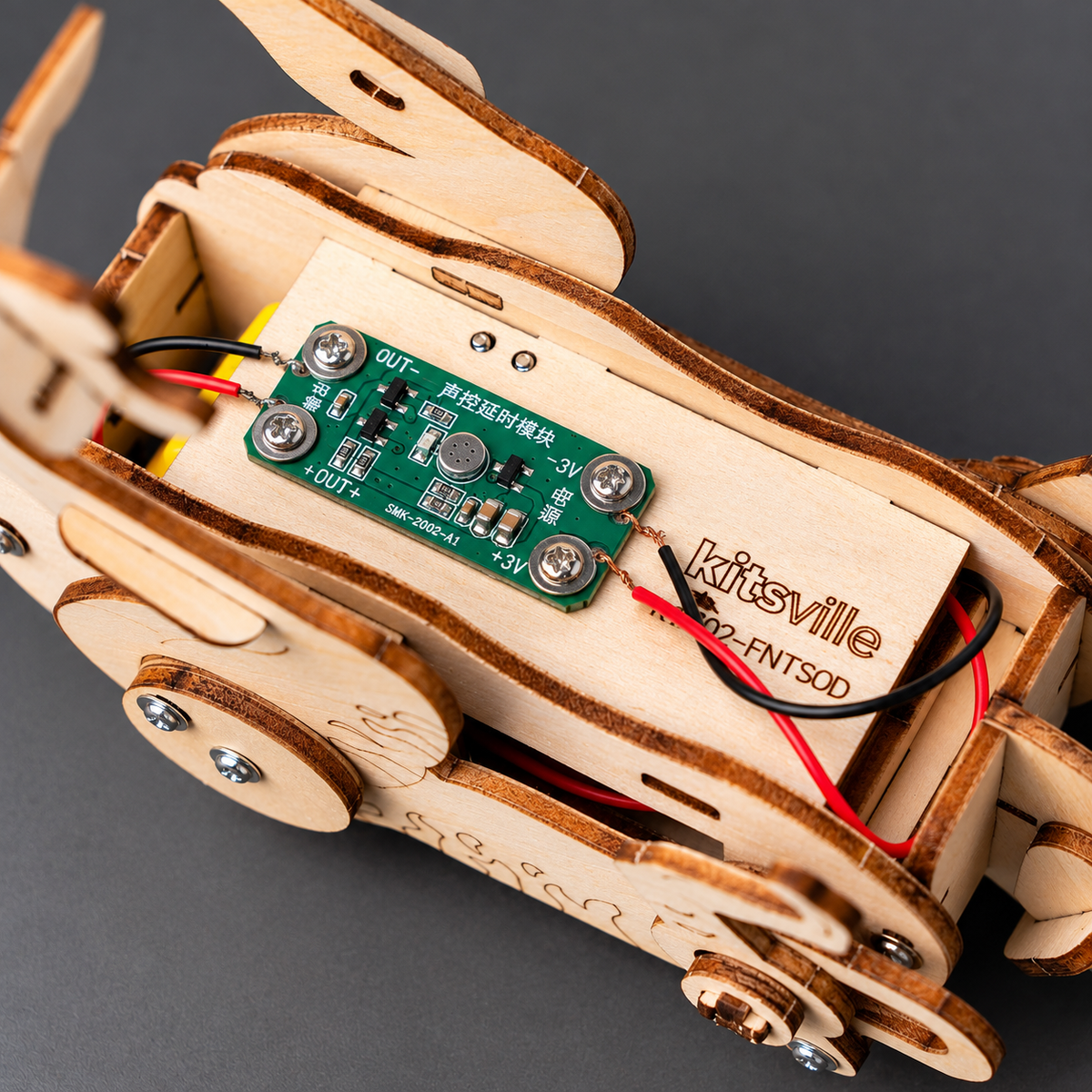 Kitsville ST075: Sound-control circuit board detail