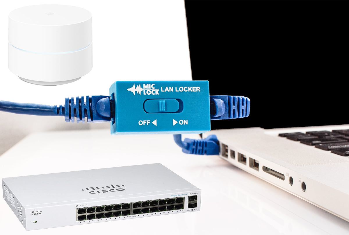 Mic-Lock LAN Locker network connection examples