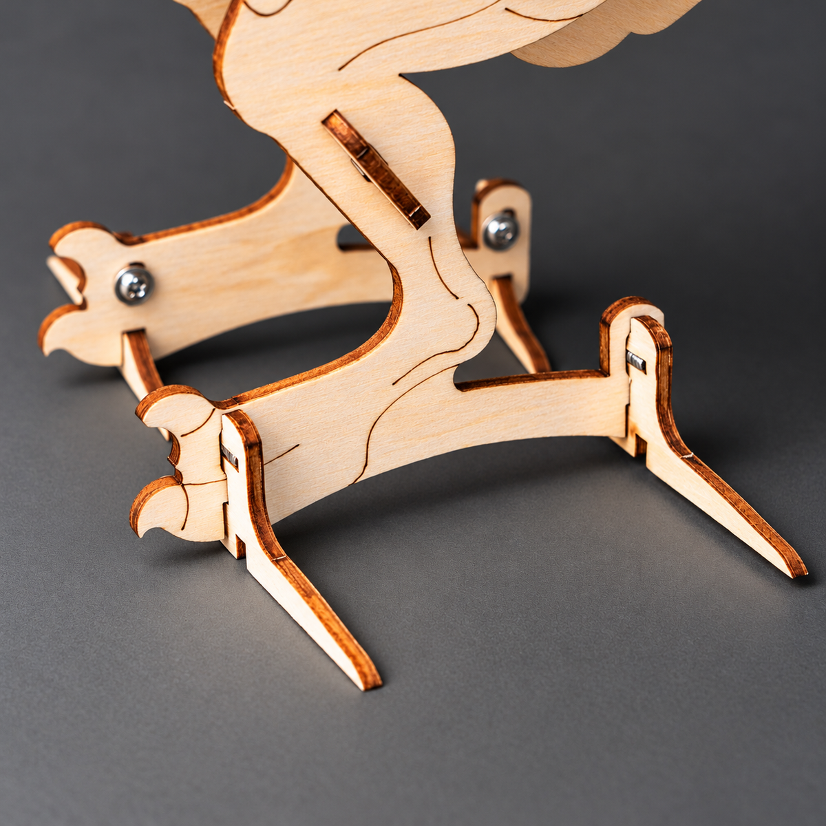 Kitsville ST075: T-Rex feet and linkages detail