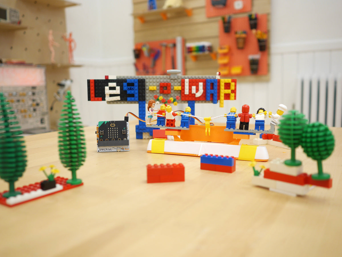 Spiker:bit building-block game project example