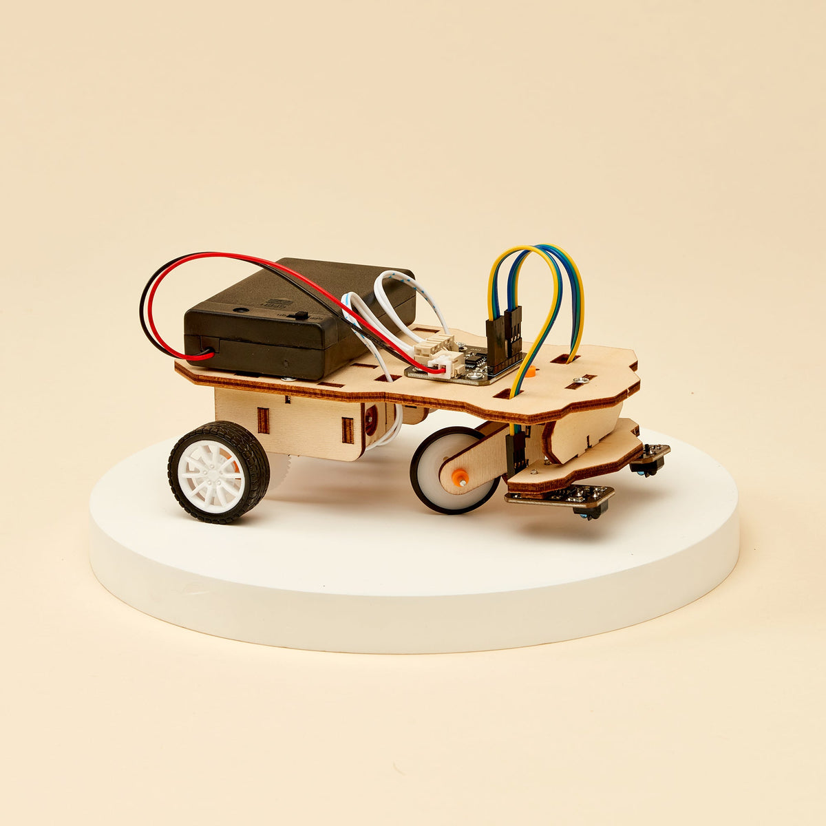 Kitsville Line Follower Robot Kit — side view