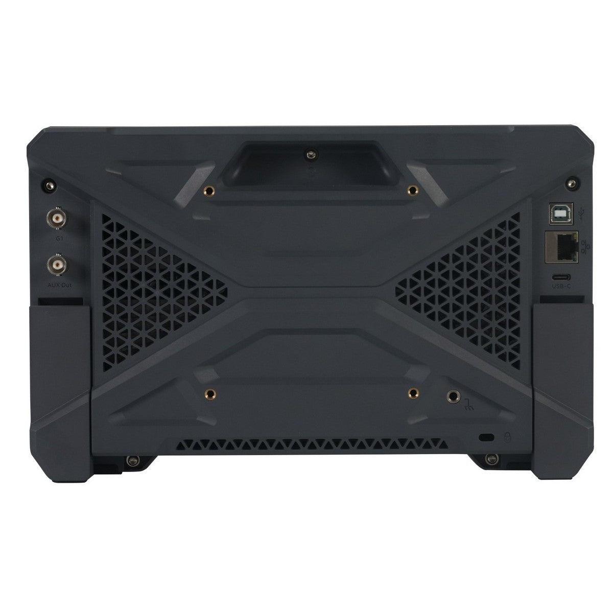 UNI-T MSO1000HD-series rear housing, stand and connections