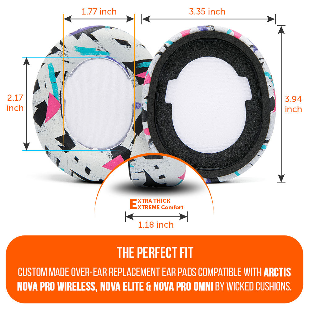 Wicked Cushions Arctis Nova Pro Wireless, Nova Elite & Nova Pro Omni Earpads - WC PadZ Nova Pro Wireless