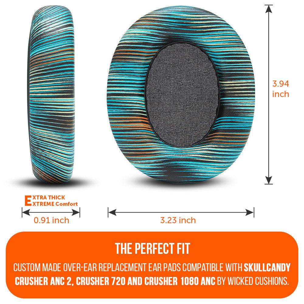 Wicked Cushions Skullcandy Crusher ANC 2, Crusher 720 and Crusher 1080 ANC Earpads - WC PadZ Crusher ANC 2