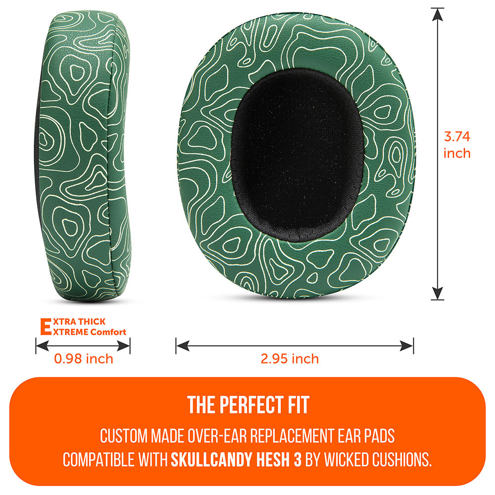 Wicked Cushions Skullcandy Hesh 3, Evo, and Crusher Replacement Earpads