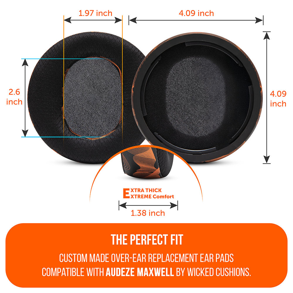 Wicked Cushions Audeze Maxwell Earpads - WC FreeZe Cooling Gel