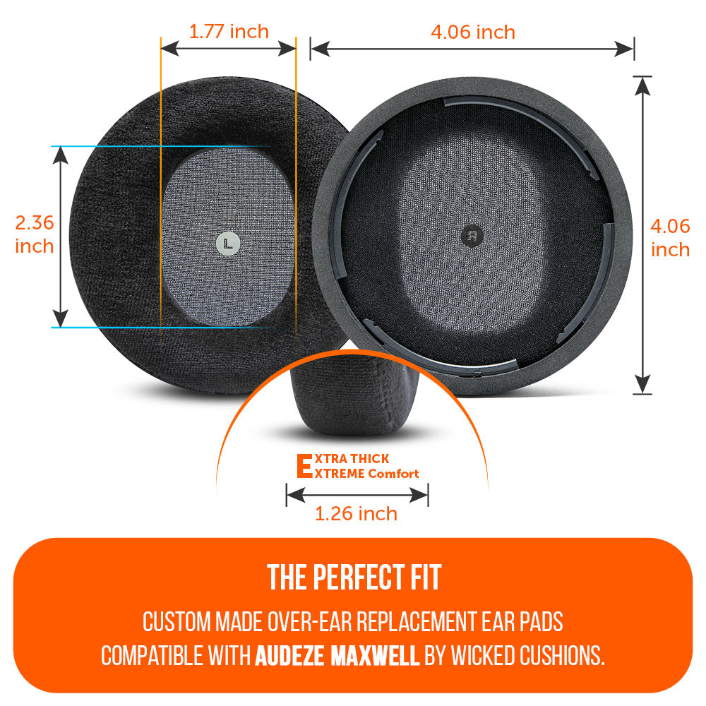 Wicked Cushions Audeze Maxwell Xbox & PS5 Earpads - WC StealthZ Maxwell