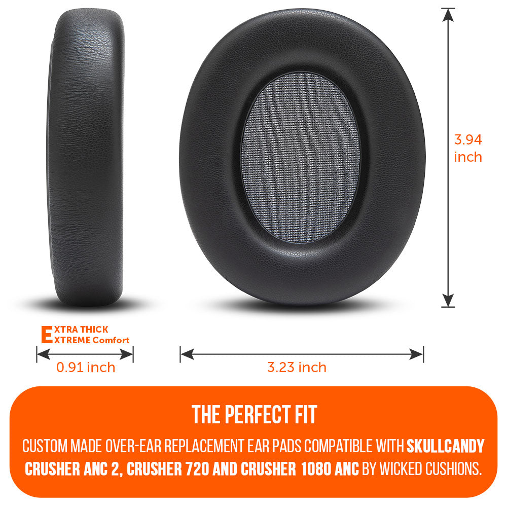 Wicked Cushions Skullcandy Crusher ANC 2, Crusher 720 and Crusher 1080 ANC Earpads - WC PadZ Crusher ANC 2
