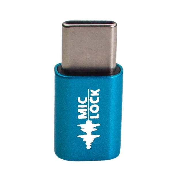 Mic-Lock Blue USB-C Mini blocker in Android Privacy Bundle