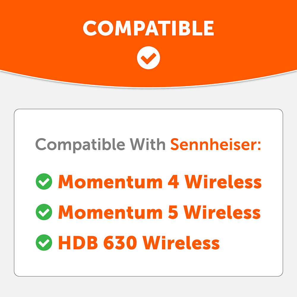 Wicked Cushions Sennheiser Momentum 4, 5 & HDB 630 Earpads - WC FreeZe Cooling Gel