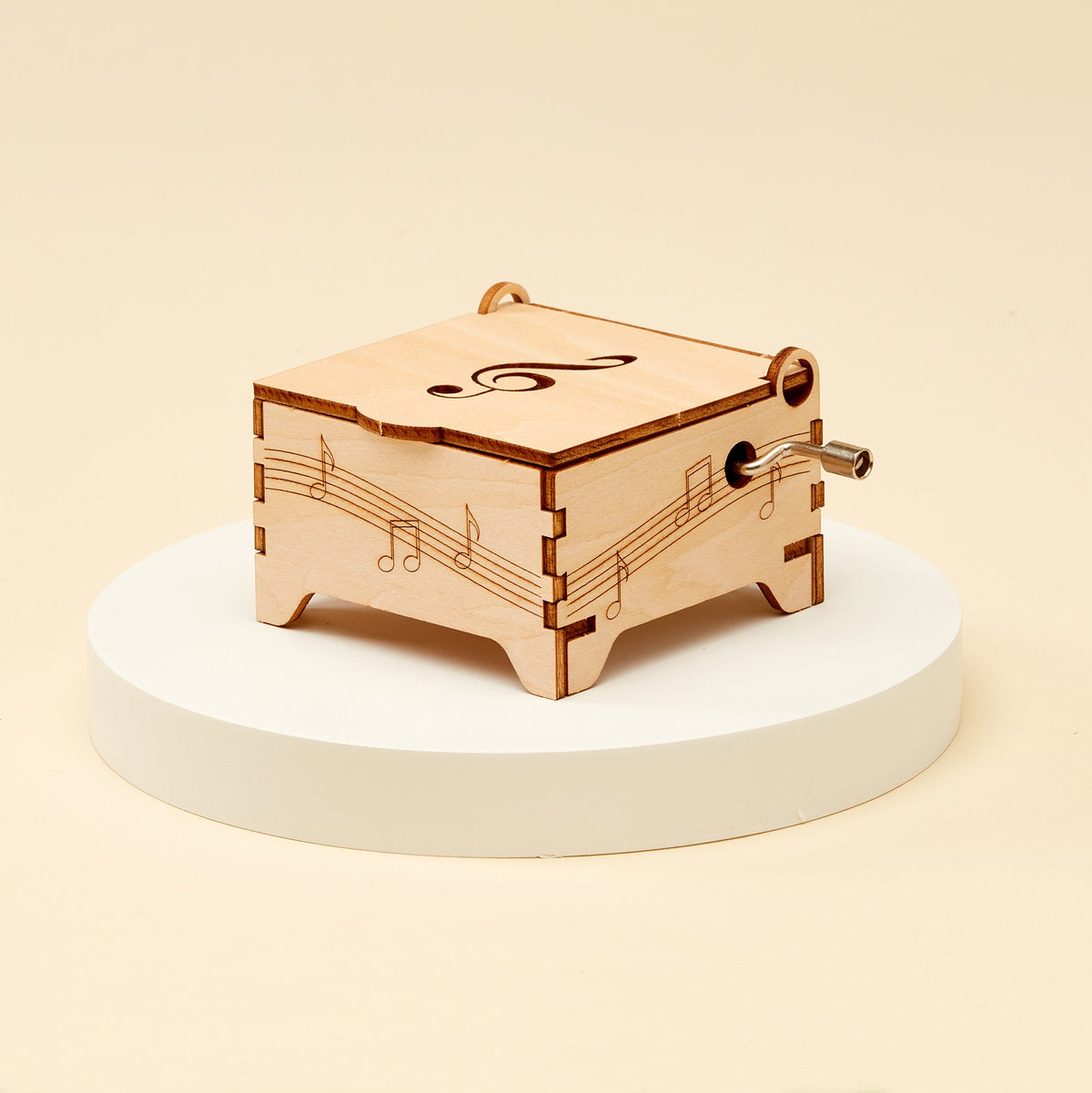 Kitsville ST007: Assembled wooden music box