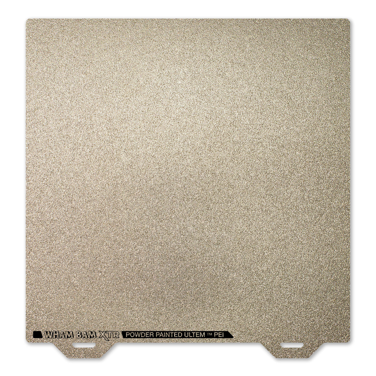 Wham Bam textured PEI Flexi Plate 330 x 330 mm showing plate outline