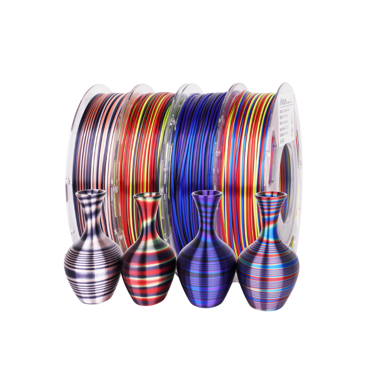Amolen PLA Silk S-Series Variety Pack (4x200g) - 1.75MM