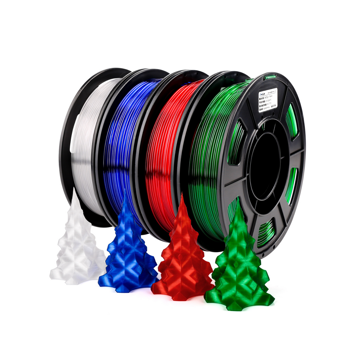 Amolen PETG Transparent Variety Pack (4x250g)