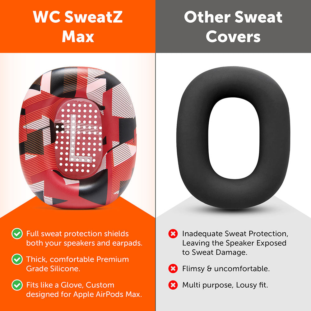 Wicked Cushions Apple Airpods Max 1 Earpad Sweat Covers - WC SweatZ Max