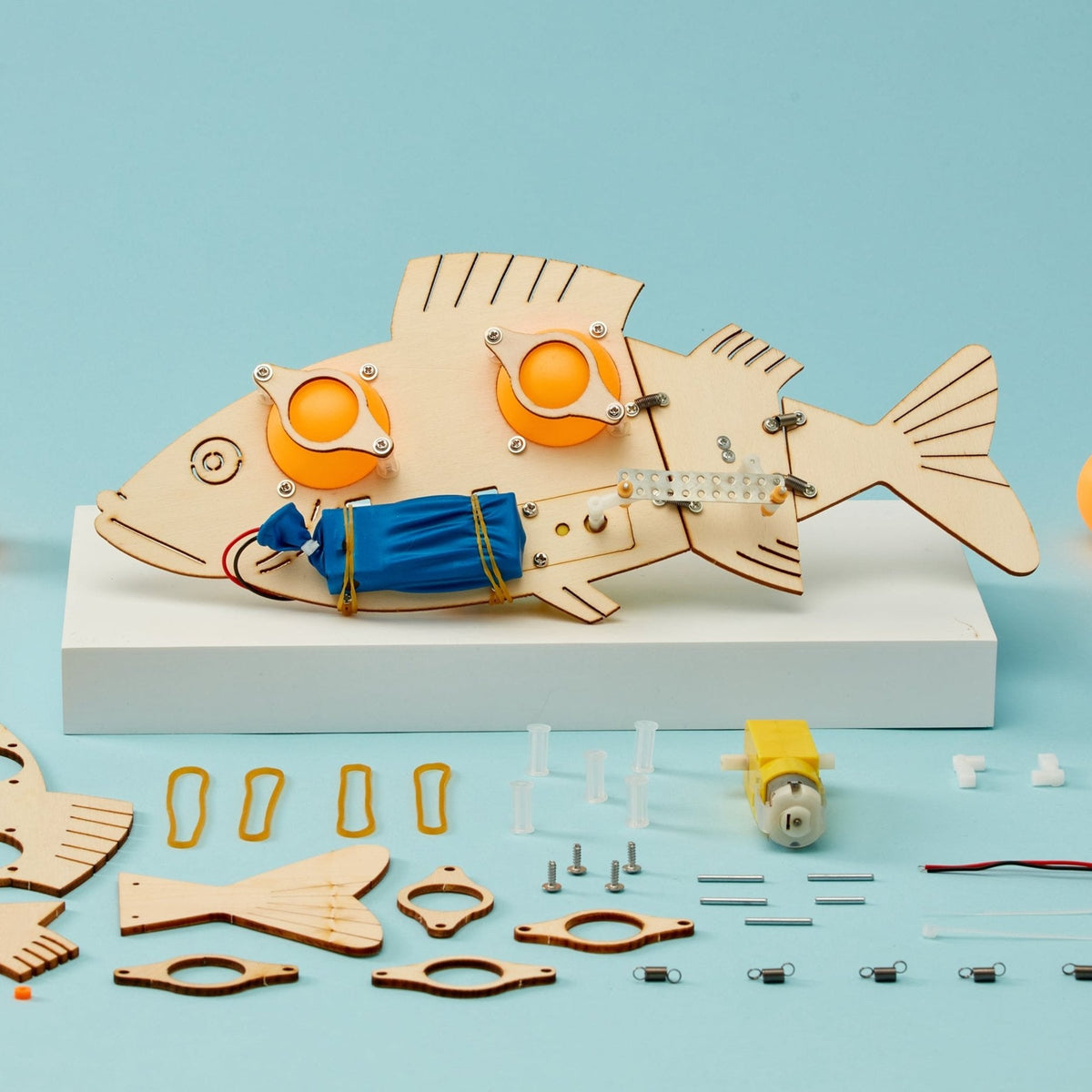 Kitsville ST021: Fish robot and project components