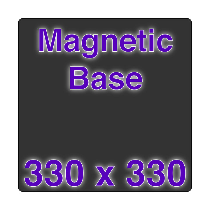 Wham Bam magnetic base labeled 330 x 330 mm