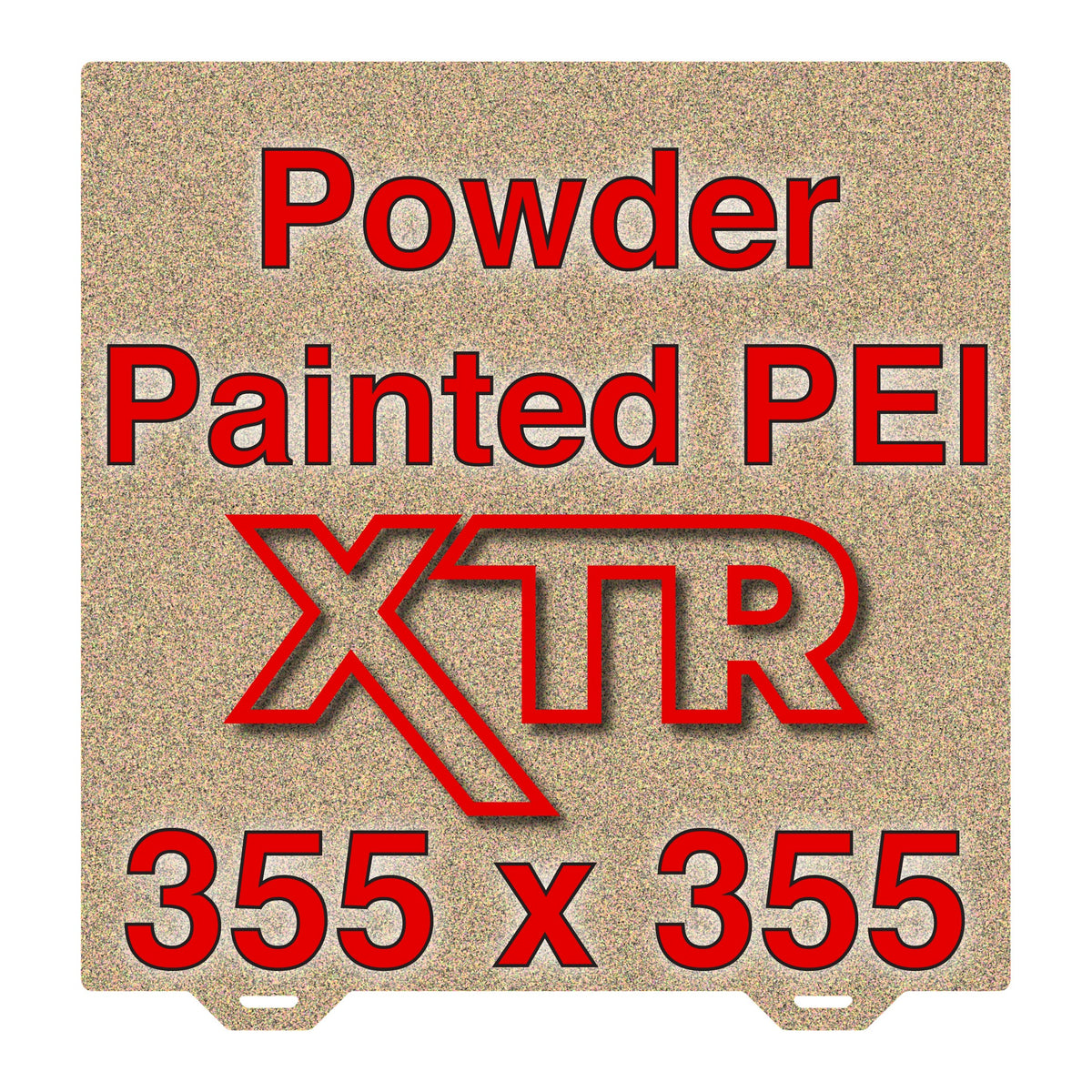 Wham Bam textured PEI Flexi Plate labeled 355 x 355 mm
