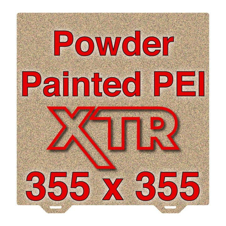 Wham Bam textured PEI Flexi Plate labeled 355 x 355 mm