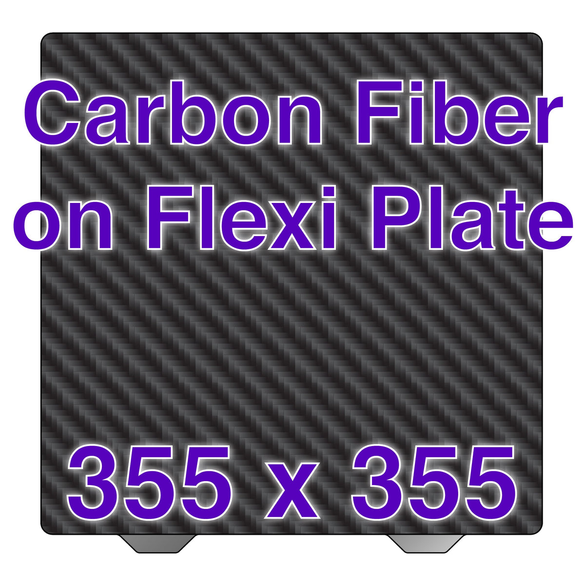 Wham Bam carbon-fiber Flexi Plate labeled 355 x 355 mm