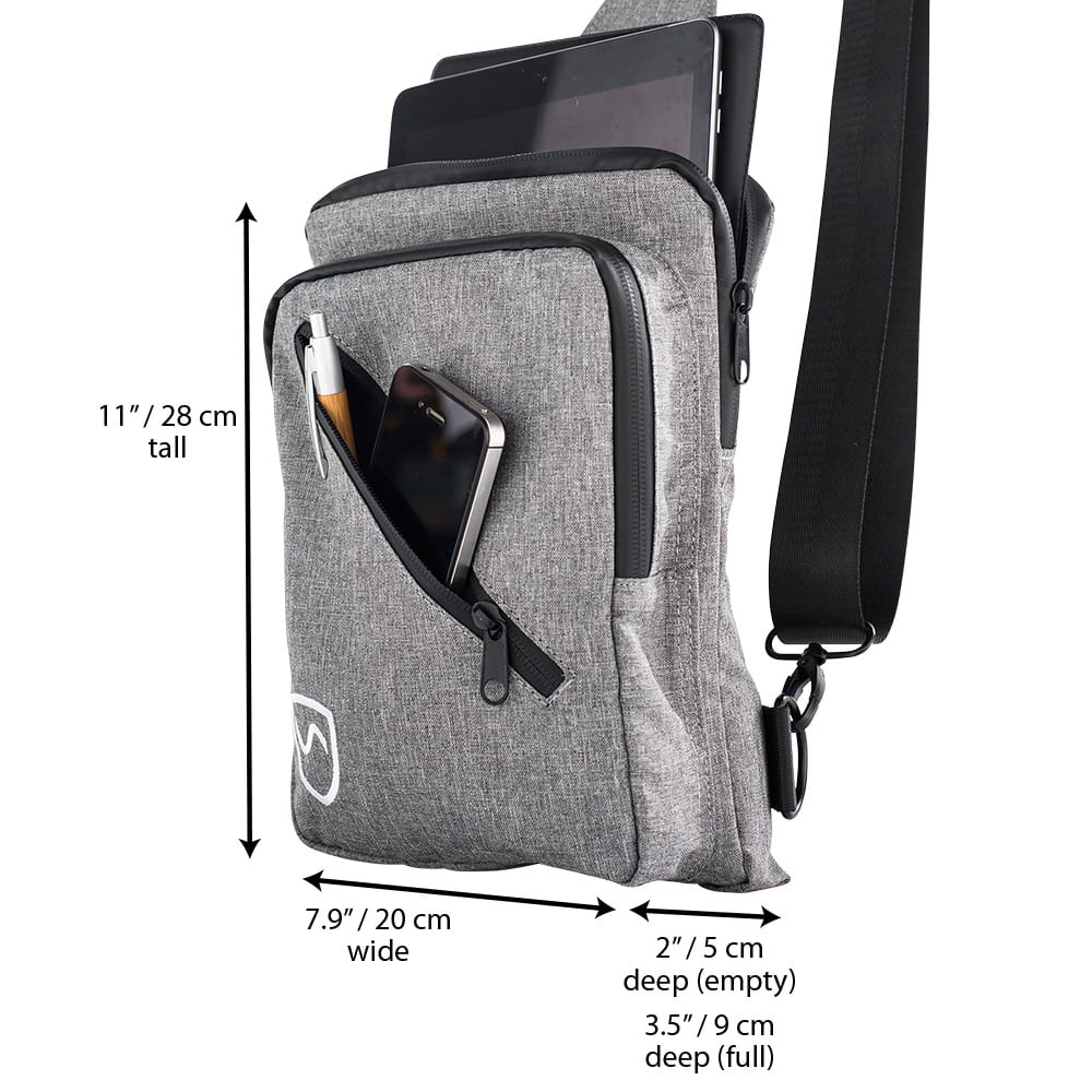 SYB Sling Bag dimension diagram