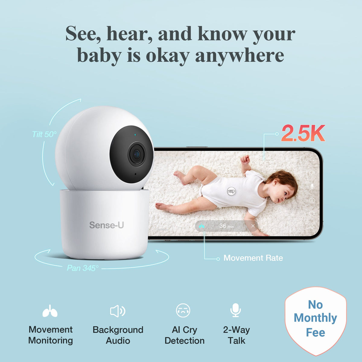 Sense-U PTZ camera and AI feature overview