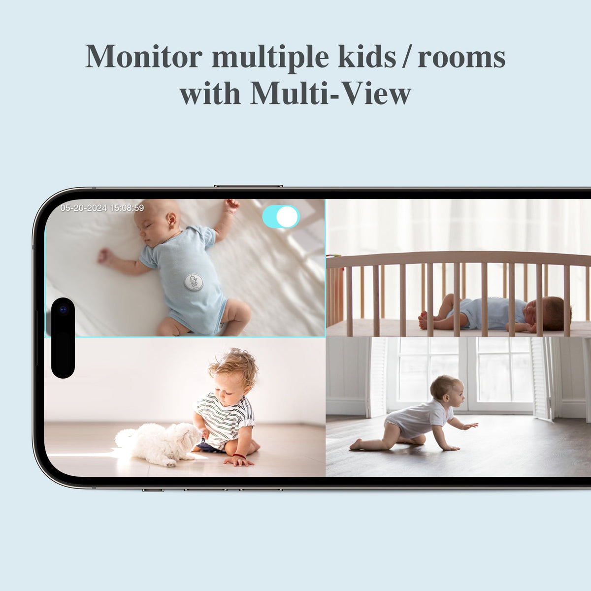 Sense-U Multiple camera views in Sense-U app