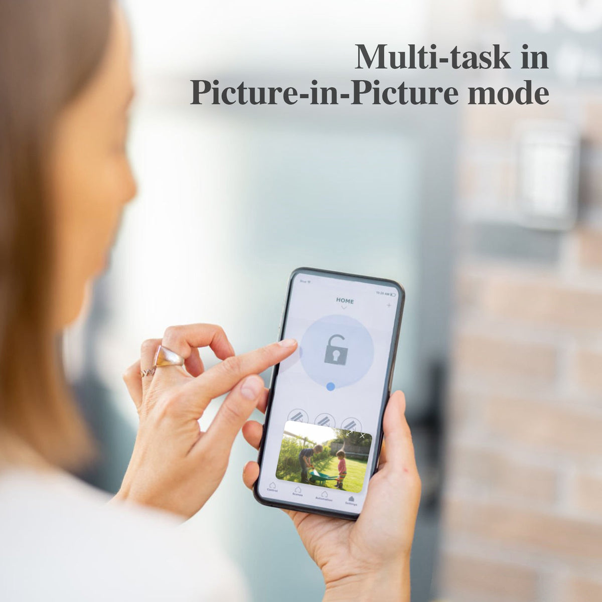 Sense-U Picture-in-picture viewing illustration