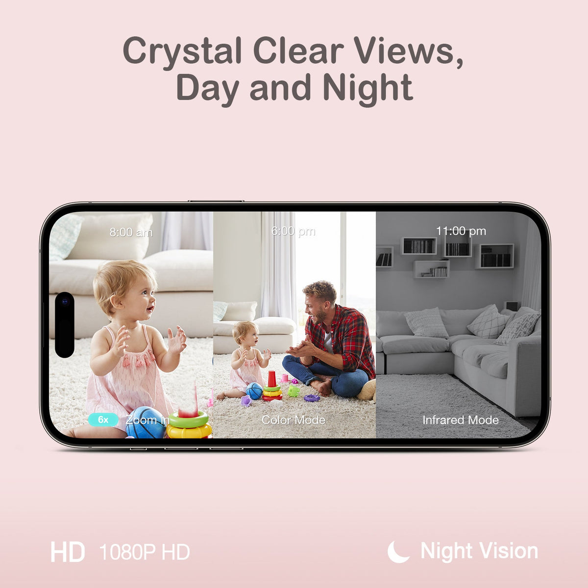 Sense-U Daytime and infrared viewing examples