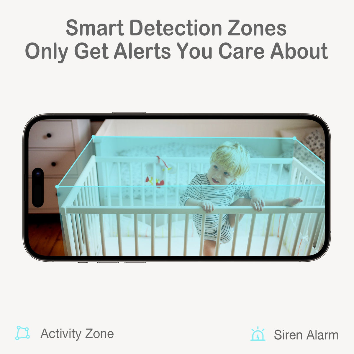 Sense-U Selectable activity zone example