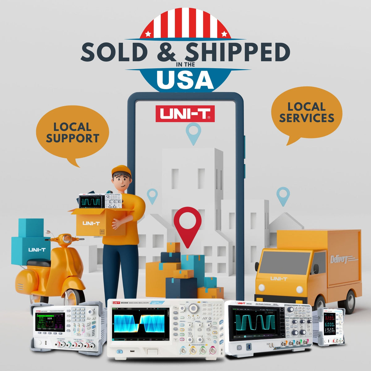 Uni-Trend US fulfillment information graphic