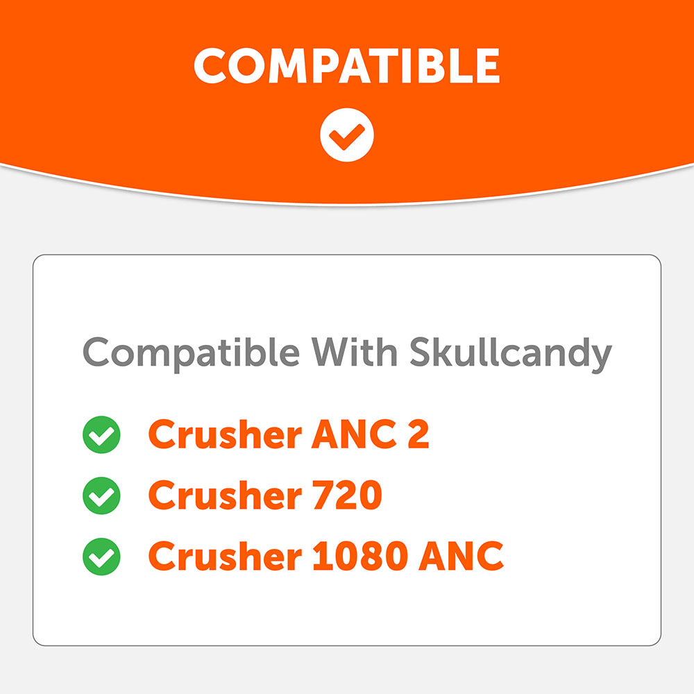 Wicked Cushions Skullcandy Crusher ANC 2, Crusher 720 and Crusher 1080 ANC Earpads - WC PadZ Crusher ANC 2